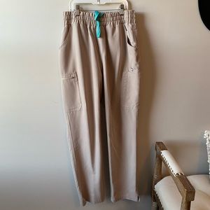 Figs LIMITED EDITION high waisted yola skinny scrub pants in boulder